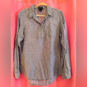 Jones New York Half-Button Blouse